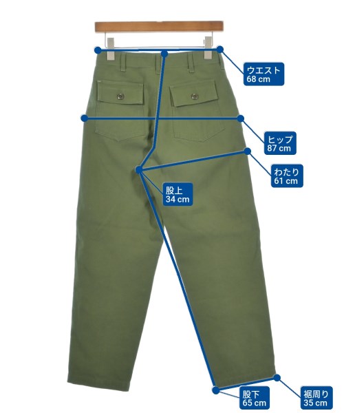 THE SHINZONE（ザシンゾーン）カーゴパンツ カーキ サイズ:36(S位) レディース/2200646688046