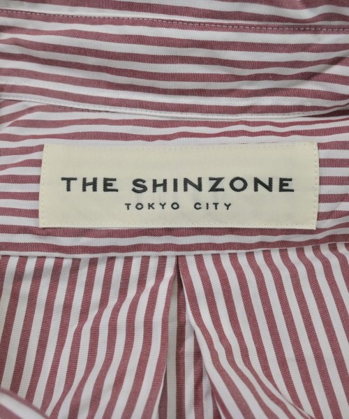 THE SHINZONE（ザシンゾーン）カジュアルシャツ 赤 サイズ:PO(XL位) レディース/2200640490171