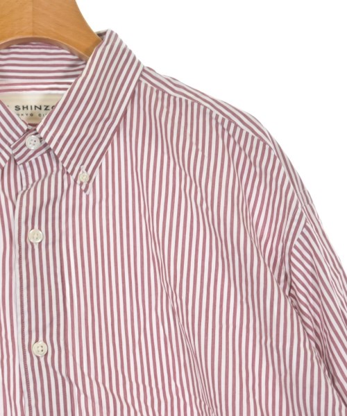 THE SHINZONE（ザシンゾーン）カジュアルシャツ 赤 サイズ:PO(XL位) レディース/2200640490171