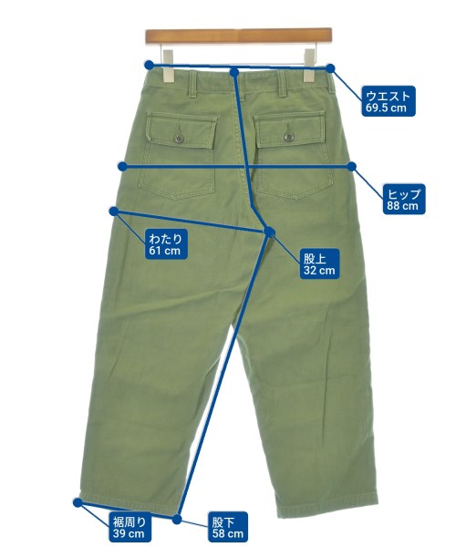 THE SHINZONE（ザシンゾーン）カーゴパンツ 緑 サイズ:34(XS位) レディース/2200643912076