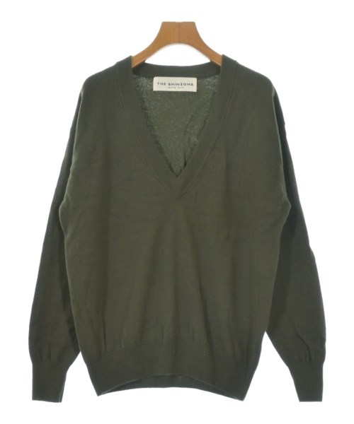 THE SHINZONE(ザシンゾーン)ニット・セーター カーキ サイズ:F/2200643049079