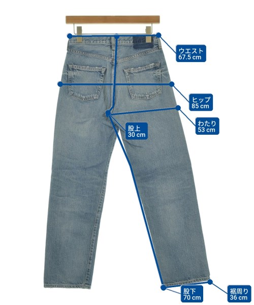 THE SHINZONE（ザシンゾーン）デニムパンツ 青 サイズ:P0(XS位) レディース/2200647810026