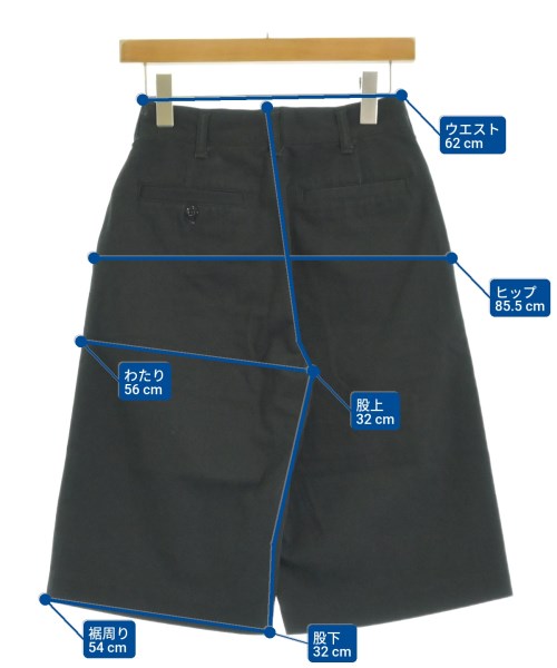 THE SHINZONE（ザシンゾーン）ショートパンツ 黒 サイズ:34(XS位) レディース/2200647015094