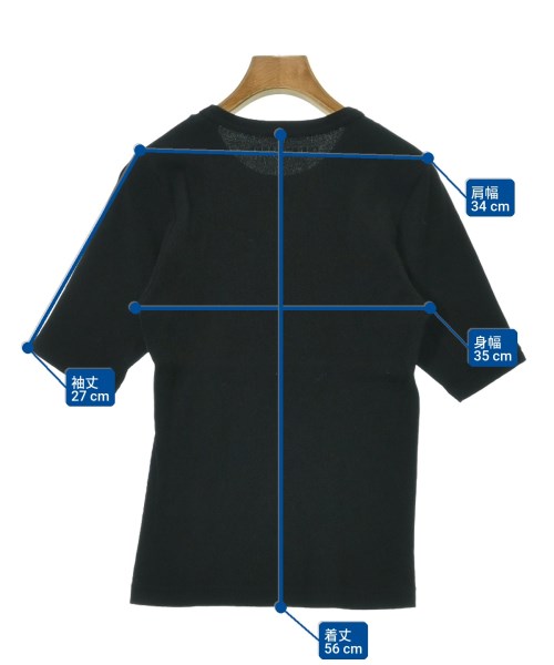 THE SHINZONE（ザシンゾーン）Tシャツ・カットソー 黒 サイズ:-(XS位) レディース/2200703673190