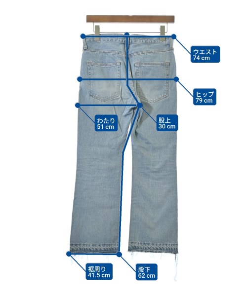 THE SHINZONE（ザシンゾーン）デニムパンツ 青 サイズ:36(S位) レディース/2200660981055