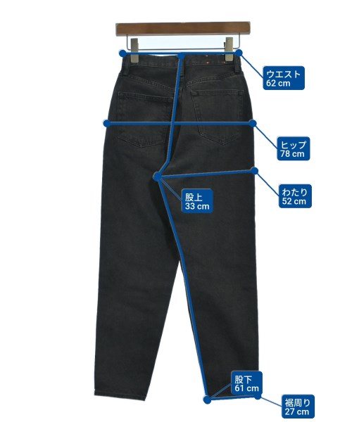 THE SHINZONE（ザシンゾーン）デニムパンツ 黒 サイズ:P0(XS位) レディース/2200665592034