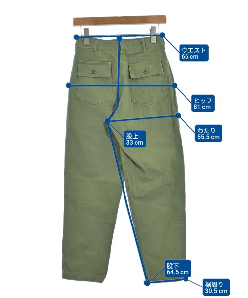 THE SHINZONE（ザシンゾーン）チノパン カーキ サイズ:34(XS位) レディース/2200666846020