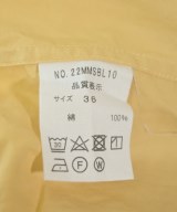 THE SHINZONE（ザシンゾーン）カジュアルシャツ 黄 サイズ:36(S位) レディース/2200664372071