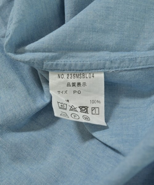 THE SHINZONE（ザシンゾーン）カジュアルシャツ 青 サイズ:F レディース/2200655333098