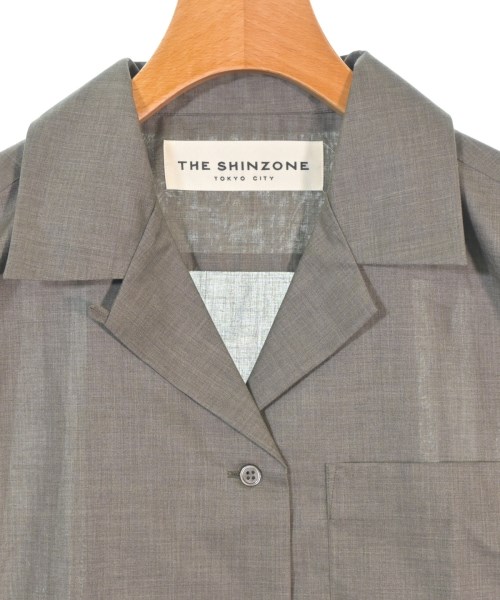 THE SHINZONE（ザシンゾーン）カジュアルシャツ グレー サイズ:34(XS位) レディース/2200668057066