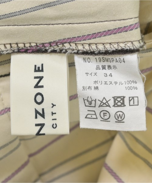 THE SHINZONE（ザシンゾーン）スラックス 茶 サイズ:34(XS位) レディース/2200689075049