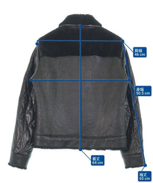 PRINGLE 1815（プリングル　エイティーンフィフティー）ライダース 黒 サイズ:-(M位) メンズ/2200631398066