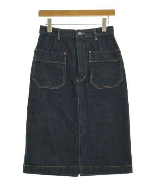 My Fav. CHILD WOMAN(マイフェブチャイルドウーマン)ひざ丈スカート 紺 サイズ:36(S位)/2200647781074