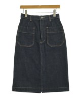 My Fav. CHILD WOMAN（マイフェブチャイルドウーマン）ひざ丈スカート 紺 サイズ:36(S位) レディース/2200647781074