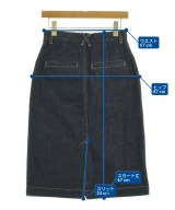 My Fav. CHILD WOMAN（マイフェブチャイルドウーマン）ひざ丈スカート 紺 サイズ:36(S位) レディース/2200647781074