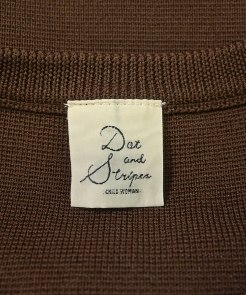 Dot and Stripes CHILD WOMAN（ドットアンドストライプスチャイルドウーマン）カーディガン 茶 サイズ:F レディース/2200612857087