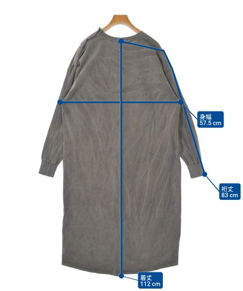 rukkilill（ルッキリル）ワンピース グレー サイズ:F レディース/2200623319031