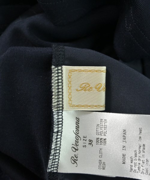 Re.Verofonna（ヴェロフォンナ）Tシャツ・カットソー 黒 サイズ:38(M位) レディース/2200674242029