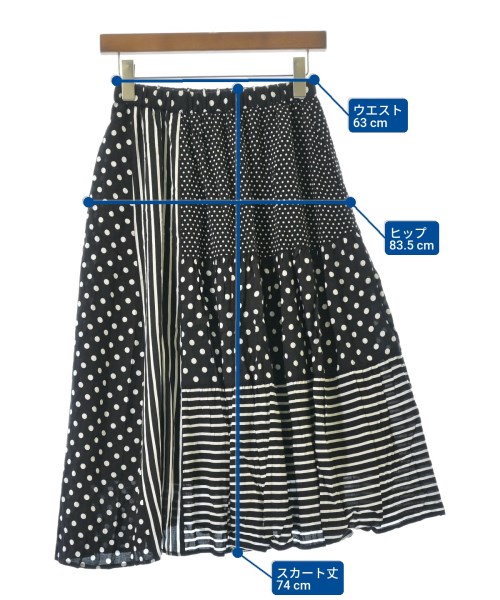 Re.Verofonna（ヴェロフォンナ）ロング・マキシ丈スカート 黒 サイズ:38(M位) レディース/2200666906076