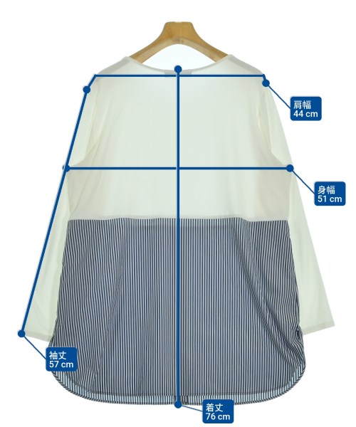 la.f...（ラエフ）Tシャツ・カットソー 白 サイズ:42(L位) レディース/2200634338045