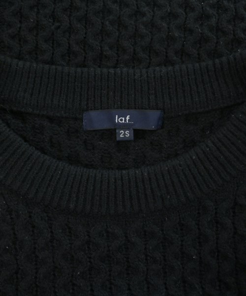 la.f...（ラエフ）ニット・セーター 黒 サイズ:2S(M位) レディース/2200646208077