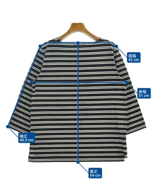 la.f...（ラエフ）Tシャツ・カットソー 紺 サイズ:2S(M位) レディース/2200645969061