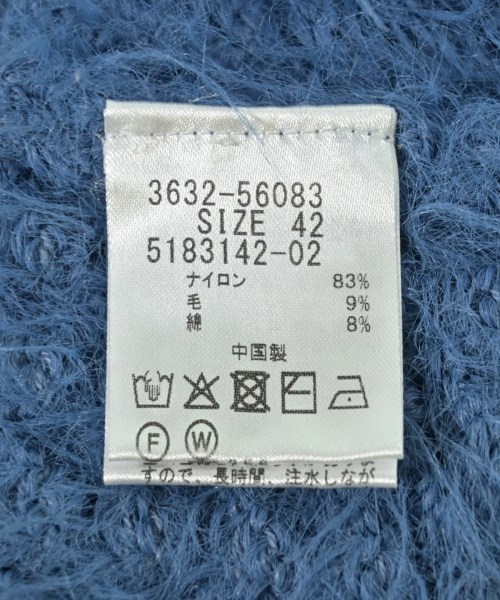 la.f...（ラエフ）ベスト 青 サイズ:42(L位) レディース/2200721987019