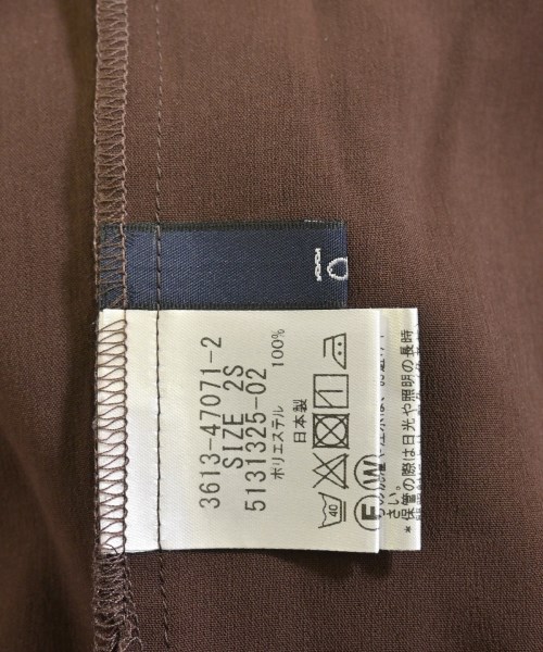 la.f...（ラエフ）ブラウス 茶 サイズ:2S(M位) レディース/2200681521063