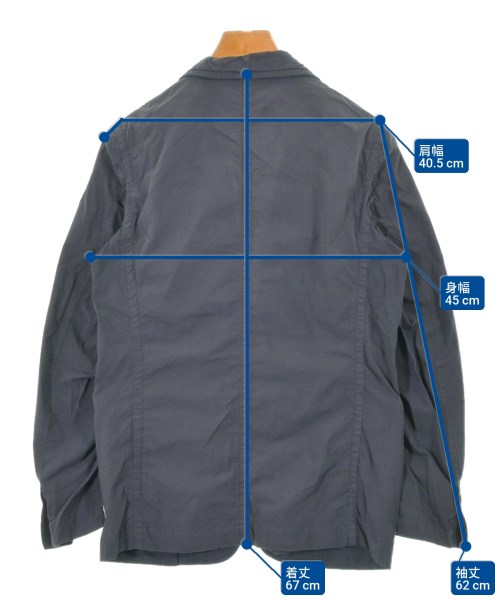 08sircus（ゼロエイトサーカス）カジュアルジャケット 紺 サイズ:1/46(S位) メンズ/2200622356037