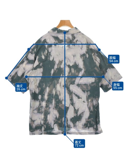 08sircus（ゼロエイトサーカス）カジュアルシャツ グレー サイズ:4(XL位) メンズ/2200675245586