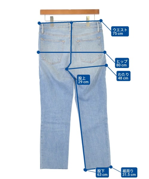 FRAME DENIM（フレームデニム）デニムパンツ 青 サイズ:27(M位) レディース/2200607108019
