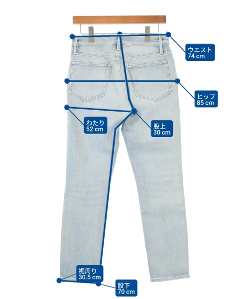 FRAME DENIM（フレームデニム）デニムパンツ 青 サイズ:27(M位) レディース/2200607108026