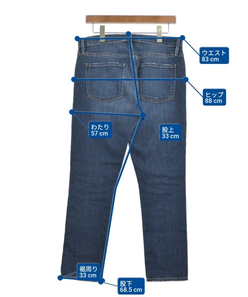 FRAME DENIM（フレームデニム）デニムパンツ 紺 サイズ:28(L位) レディース/2200693888024