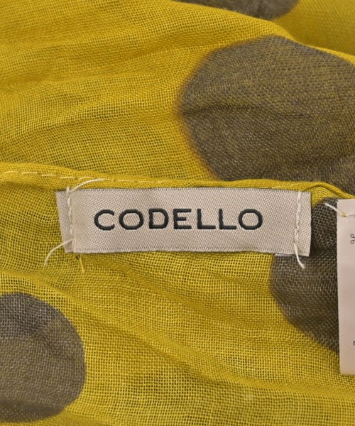 CODELLO（コデッロ）ストール 黄 サイズ:- レディース/2200641368301