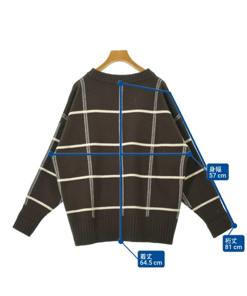 WRAPINKNOT（ラッピンノット）ニット・セーター 茶 サイズ:0(XS位) レディース/2200656742028
