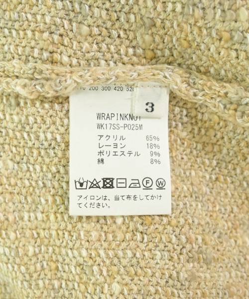WRAPINKNOT（ラッピンノット）ニット・セーター ベージュ サイズ:3(L位) メンズ/2200709776079