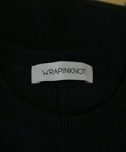 WRAPINKNOT（ラッピンノット）ニット・セーター 黒 サイズ:0(XS位) レディース/2200633427122