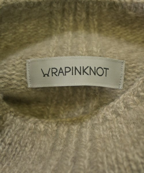 WRAPINKNOT（ラッピンノット）ニット・セーター ベージュ サイズ:0(XS位) レディース/2200648570059