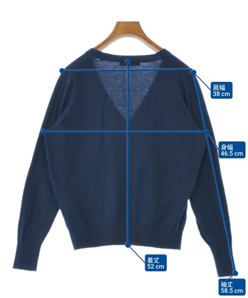 WRAPINKNOT（ラッピンノット）カーディガン 紺 サイズ:0(XS位) レディース/2200643117150