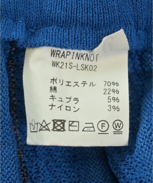 WRAPINKNOT（ラッピンノット）ロング・マキシ丈スカート 青 サイズ:0(XS位) レディース/2200721075051