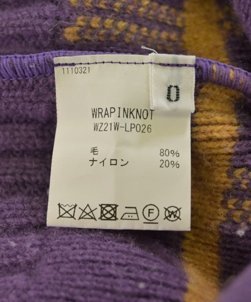 WRAPINKNOT（ラッピンノット）ニット・セーター 紫 サイズ:0(XS位) レディース/2200722523018