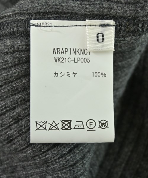 WRAPINKNOT（ラッピンノット）ベスト/ノースリーブ グレー サイズ:0(XS位) レディース/2200721220246