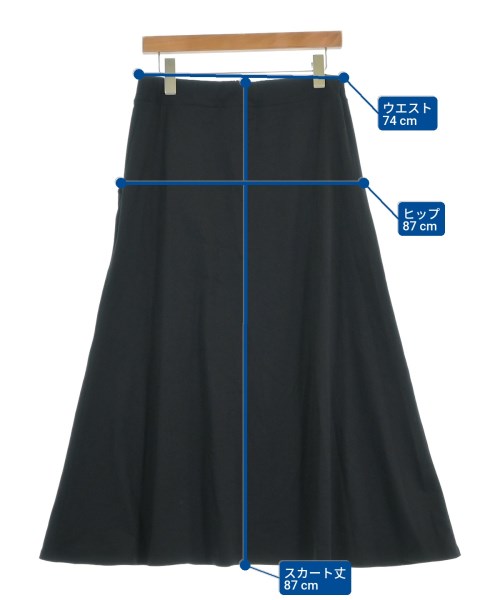 β（ベータ）ロング・マキシ丈スカート 黒 サイズ:11(L位) レディース/2200618010516