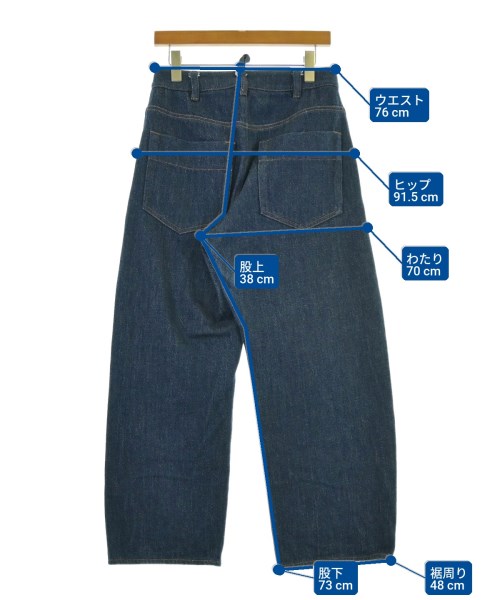 β（ベータ）デニムパンツ 青 サイズ:9(M位) レディース/2200656400034