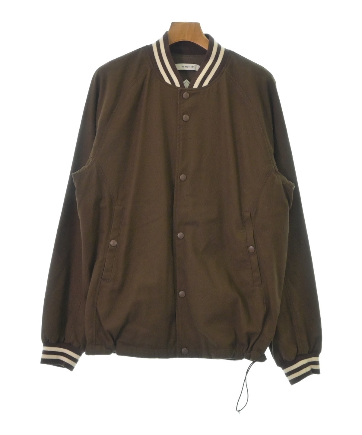 nonnative ノンネイティブ ウール スエード スタジャン ブラウン 1 nonnative（ノンネイティブ）スタジャン 茶 サイズ:4(XL位) メンズ