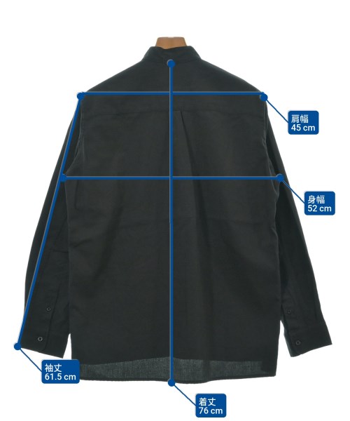 nonnative（ノンネイティブ）カジュアルシャツ 黒 サイズ:1(M位) メンズ/2200559536014