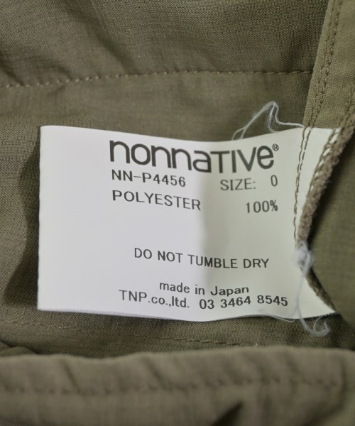 nonnative（ノンネイティブ）ショートパンツ カーキ サイズ:0(S位) メンズ/2200634388156