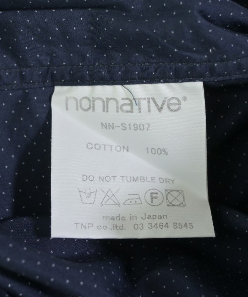 nonnative（ノンネイティブ）カジュアルシャツ 紺 サイズ:0(S位) メンズ/2200620617406