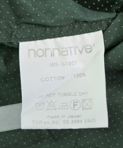 nonnative（ノンネイティブ）カジュアルシャツ 緑 サイズ:0(S位) メンズ/2200620617413