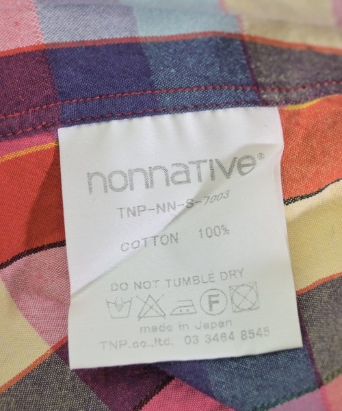 nonnative（ノンネイティブ）カジュアルシャツ ピンク サイズ:0(S位) メンズ/2200620617420